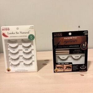 Press on eyelashes, never worn, in original packaging.